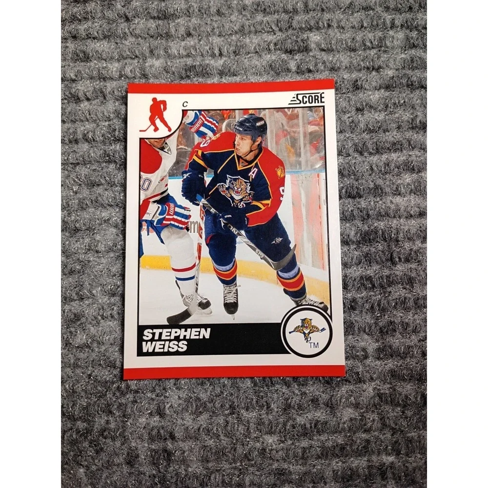 2010 Score Florida Panthers Stephen Weiss Hockey Card #216